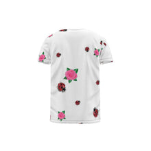 Load image into Gallery viewer, Pink Rose and Ladybug T-Shirt
