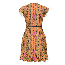 Load image into Gallery viewer, Orange Tea Dress
