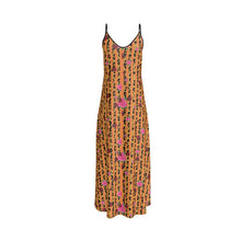 Load image into Gallery viewer, Orange Slip Dress
