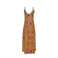 Load image into Gallery viewer, Orange Slip Dress
